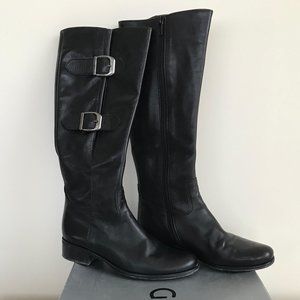 Gabor women's black leather boots